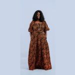 Ankara Full Flared Dress